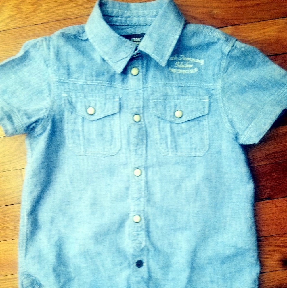 H&M Boy's Collared Linen Shirt